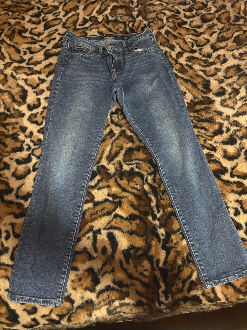 Lucky Brand Women's Medium Blue Straight-Leg Jeans